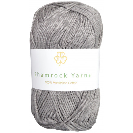 Shamrock Yarns 100  Mercerised Cotton 235 Grå