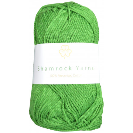 Shamrock Yarns 100  Mercerised Cotton 156 Grøn