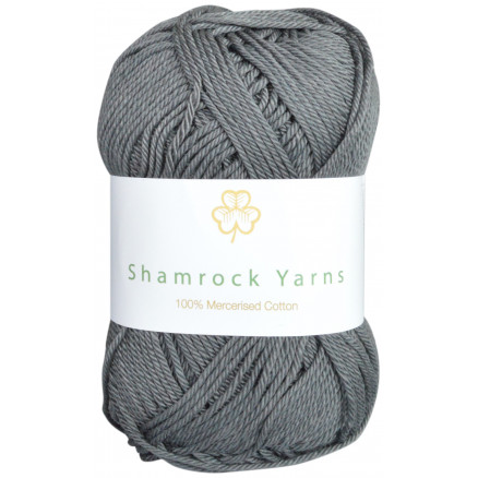 Shamrock Yarns 100  Mercerised Cotton 236 Koksgrå