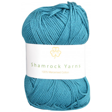 Shamrock Yarns 100  Mercerised Cotton 132 Petrol