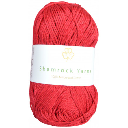 Shamrock Yarns 100  Mercerised Cotton 21 Vinrød