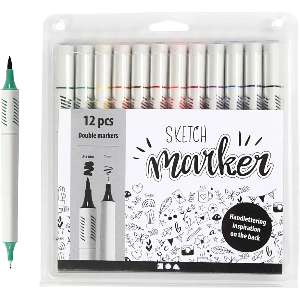 Sketch Marker        Mm  Standardfarver