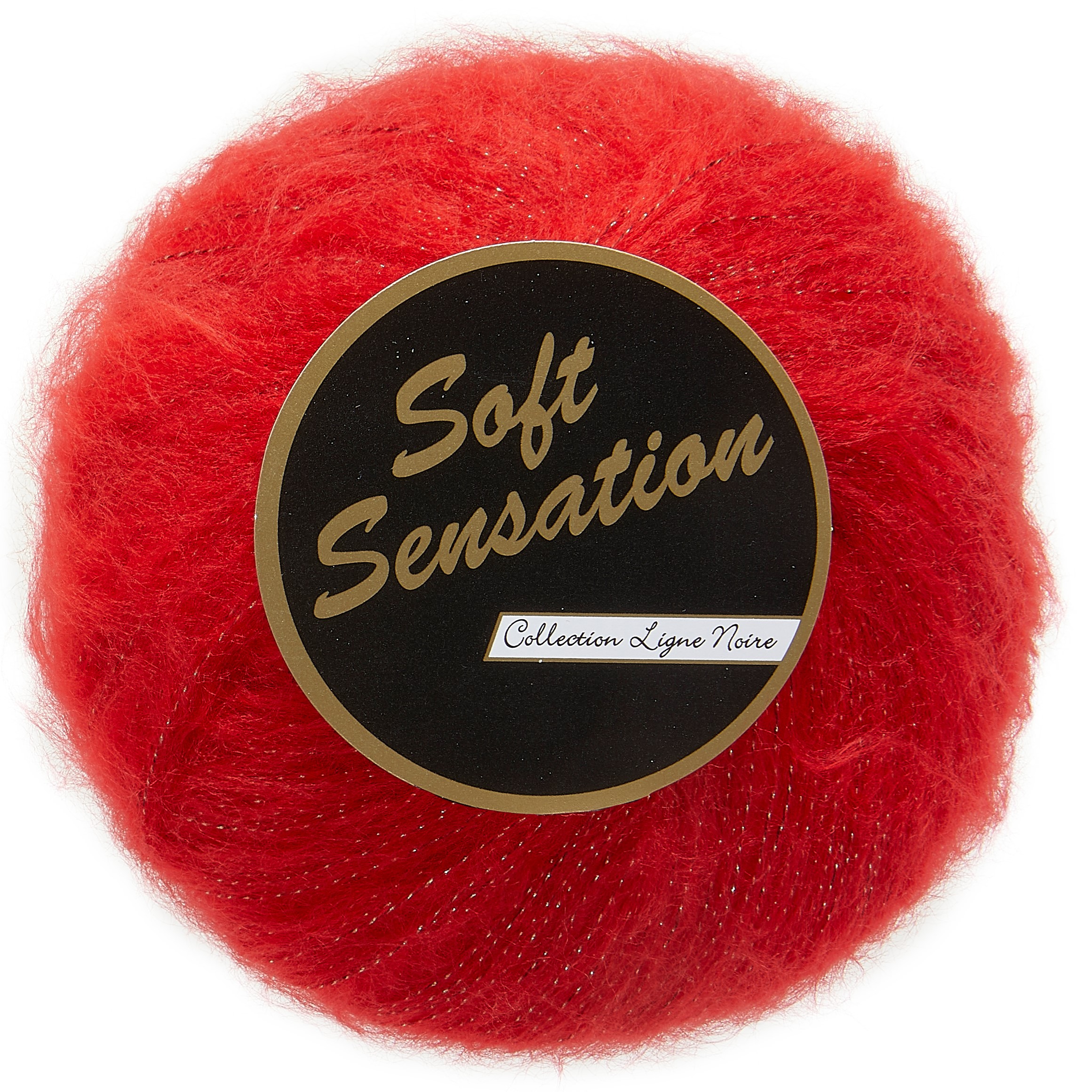 Soft Sensation Med Lurex  25    Rød  Nr  604
