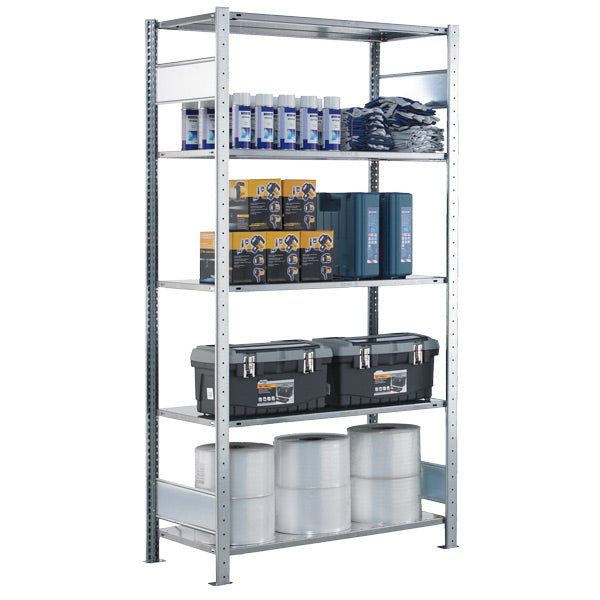Startsektion Boltless Lagerreol  Bjælker 2000x1300x400 150 Kg Hylde