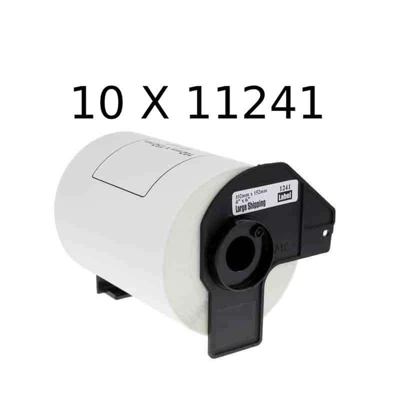 10 Stk Dk11241 Shipping Etiketter 10   200 Stk 102   152mm Kompatibel Brother Dk11241