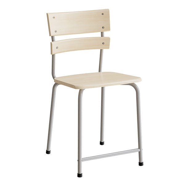 Stol Classic 156  Massiv Birk  Alu Stel