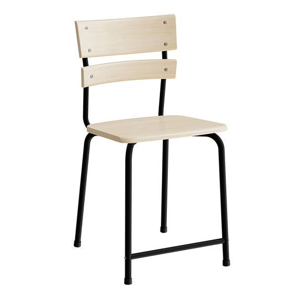 Stol Classic 156  Massiv Birk  Sort Stel