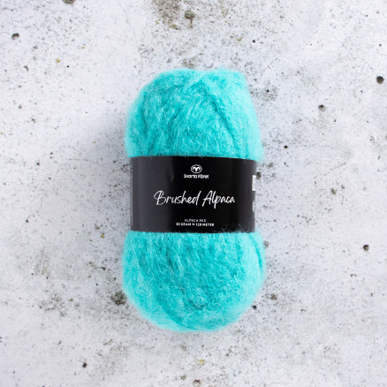 Svarta Fåret Brushed Alpaca Garn 24 Mint