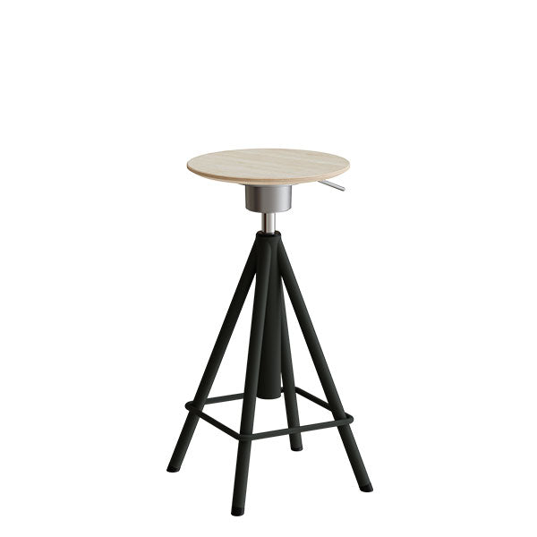 Taburet Atlas 2117  Hvidpigm  Egelaminat    Oliven Stel Vip  : 600-720 Mm