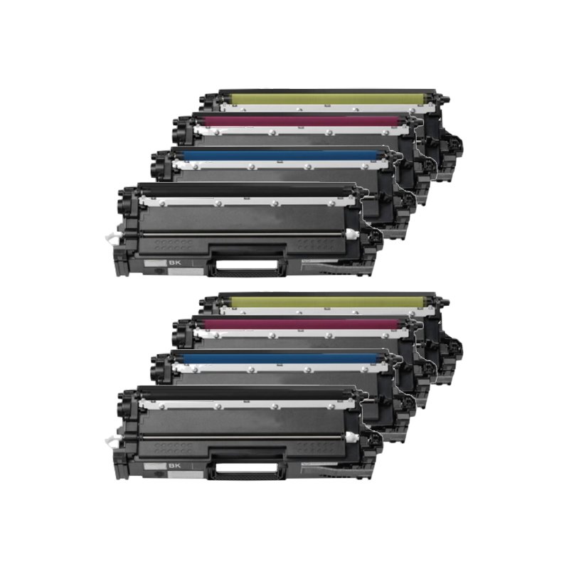 Tn821x  2x Bk- - -  Toner 102 000 Sider Kompatibel Brother Tn821x