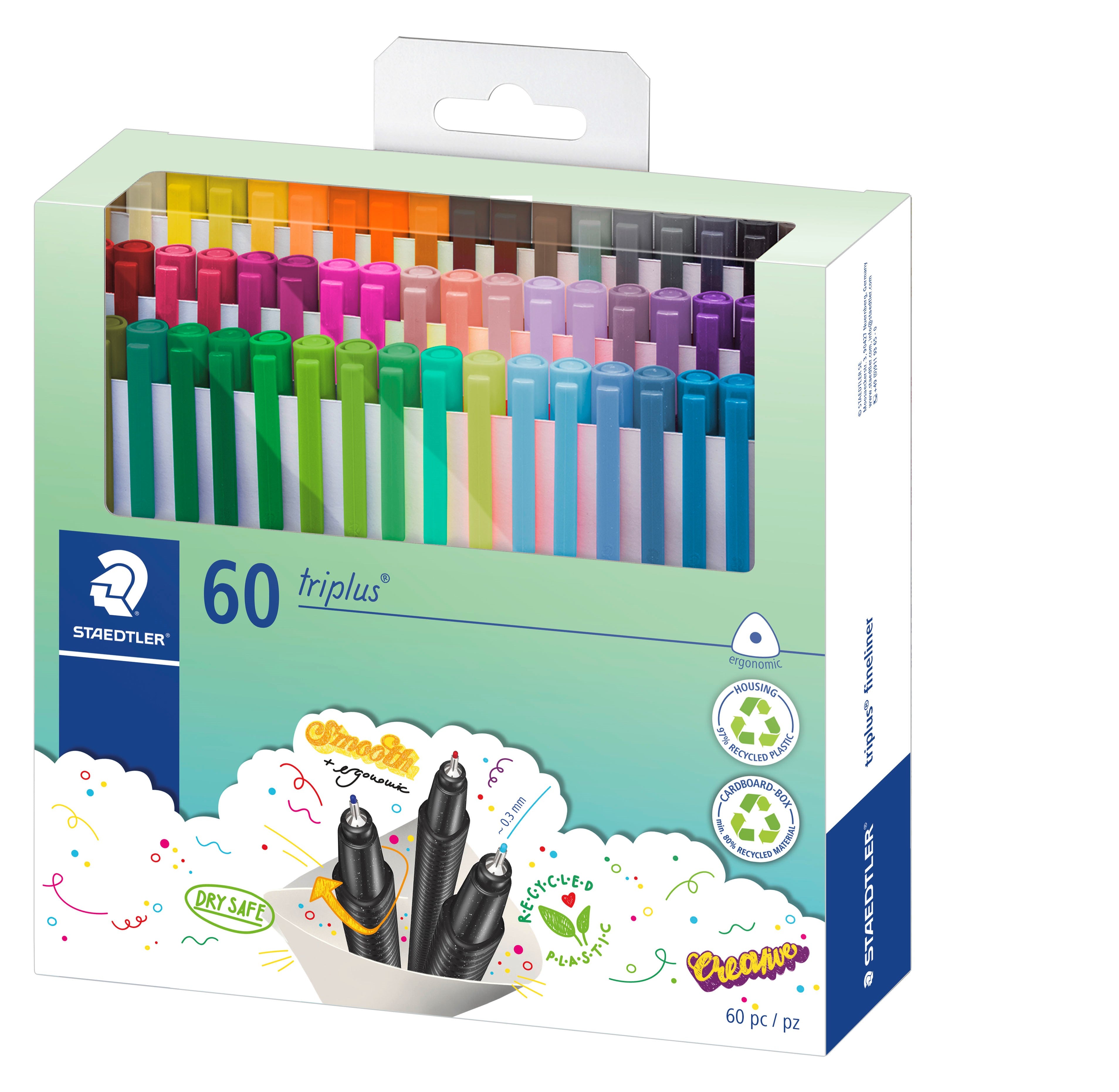 Triplus Fineliner Pp Ass  60