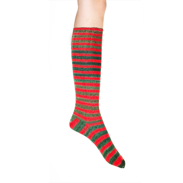 Uneek Sock Kit Christmas Edition Håndfarvet Strømpegarn Fra Urth Yarns