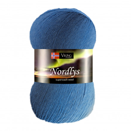 Viking Garn Nordlys 923 Multi Blå