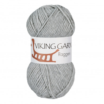 Viking Garn Raggen 713 Lys Grå