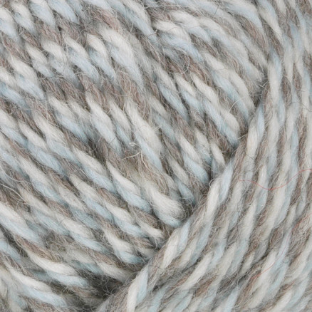 Viking Garn Sportsragg 585 Grå  Lys Blå
