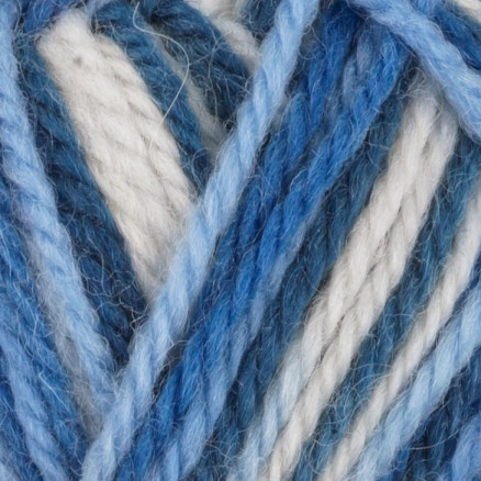 Viking Garn Sportsragg 525 Multi Hvid  Blå