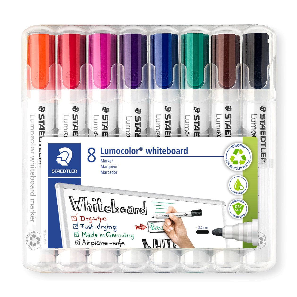 Wb Marker Lumocolor Rund 2mm Ass