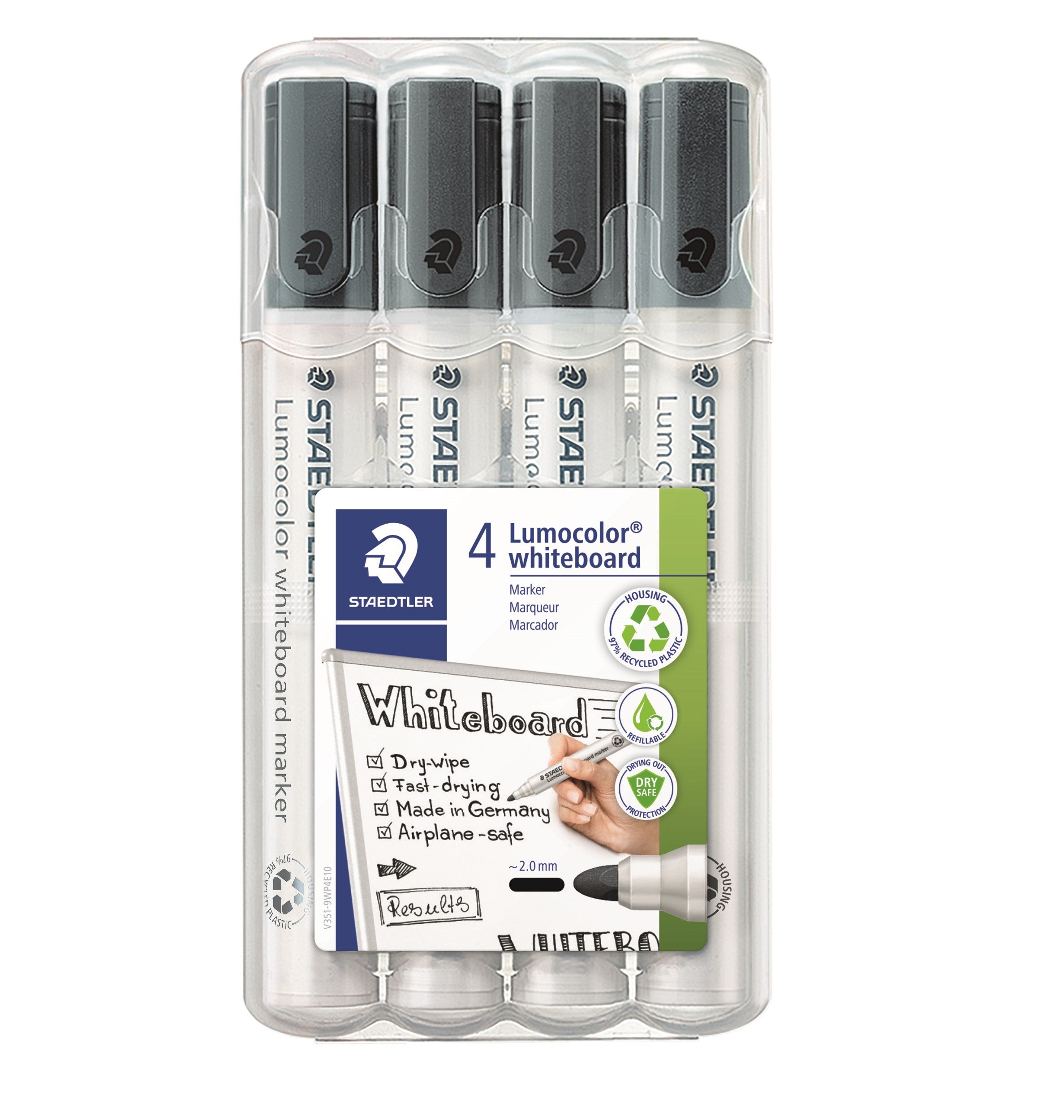 Wb Marker Lumocolor Rund 2mm Sort