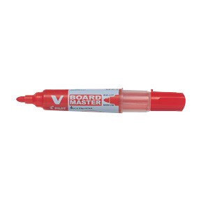 Wb Marker  -board Bg Rund   3mm Rød