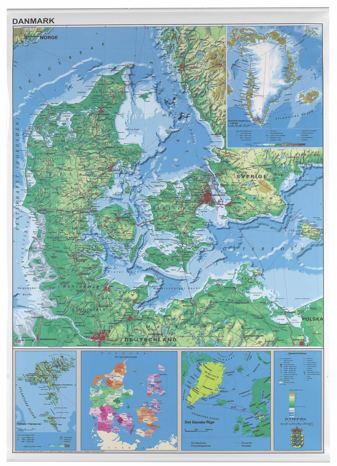 97   137 Cm  Danmarks Kort