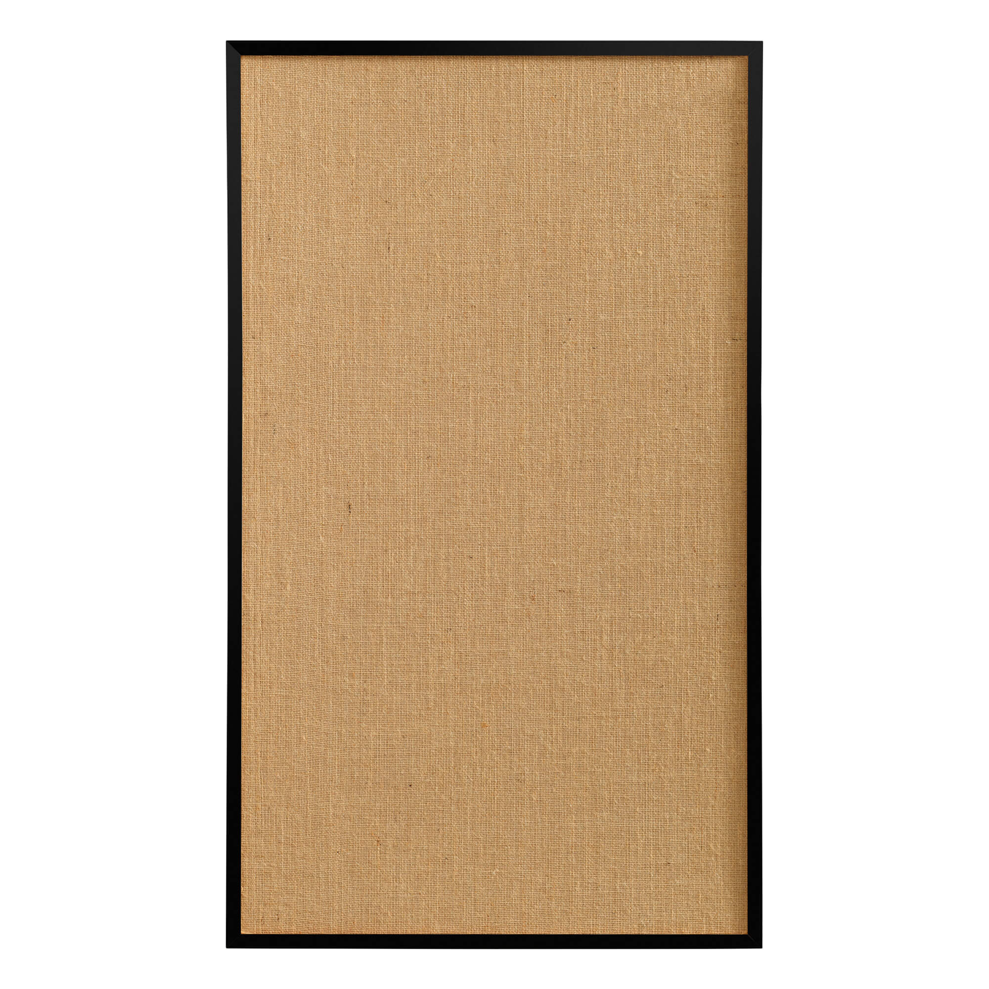 100   60 Cm  Hessian Opslagstavle Med Sort Ramme