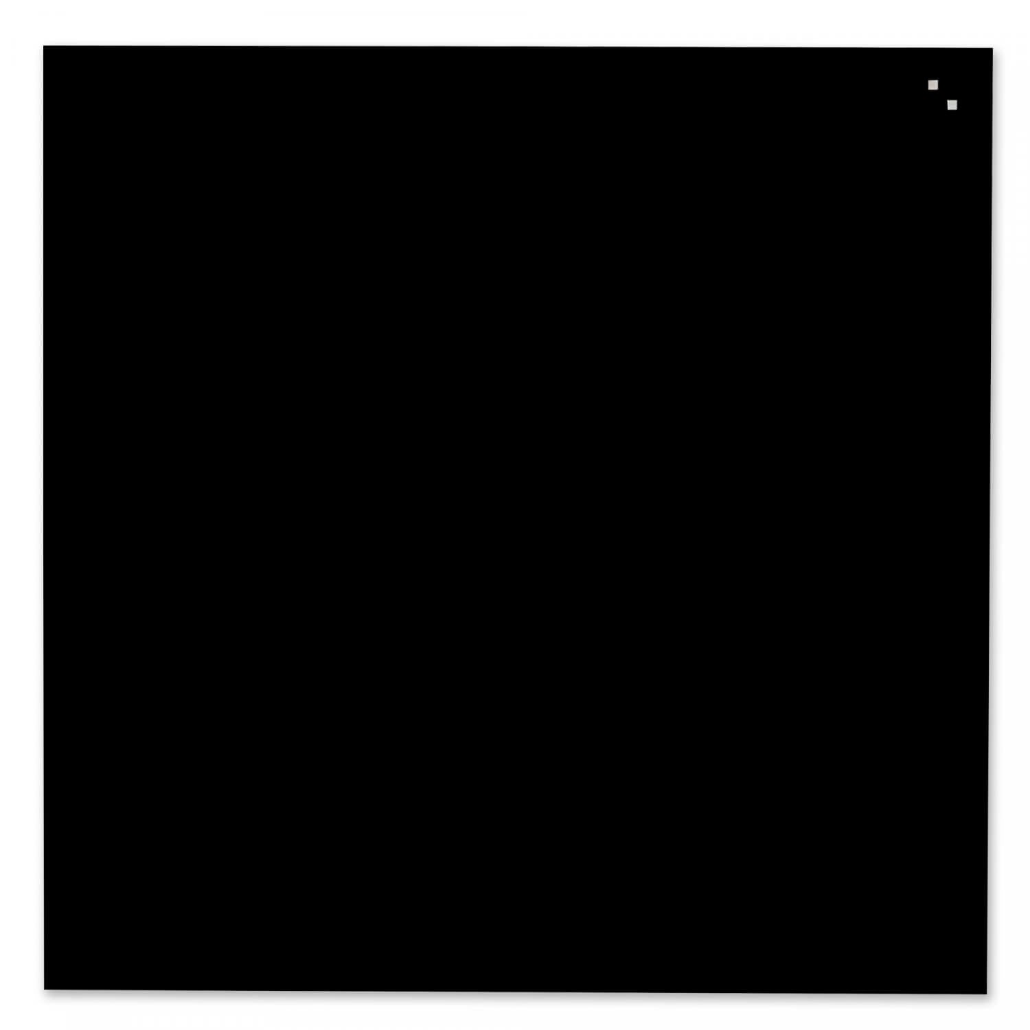100   100 Cm  Sort Magnetisk Glastavle