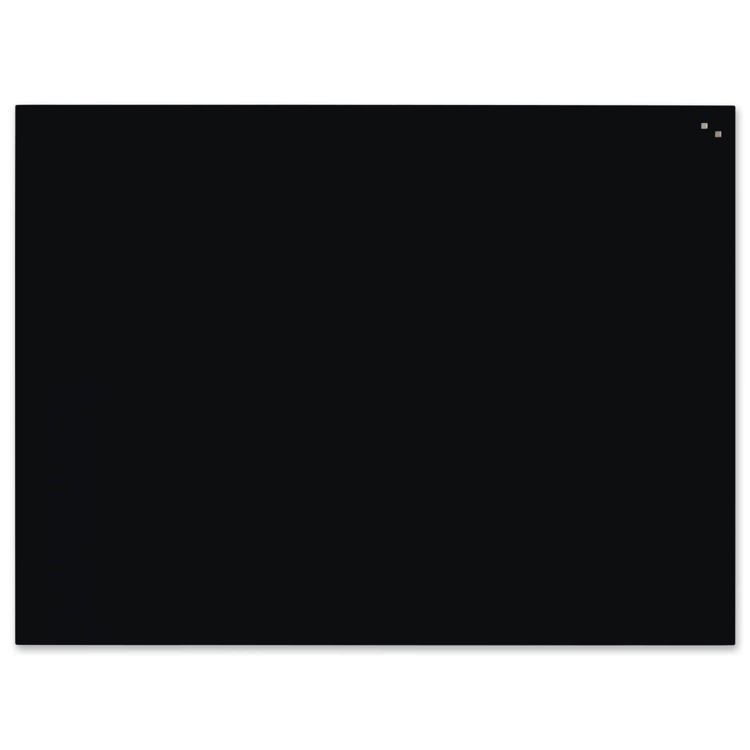 120   90 Cm  Sort Magnetisk Glastavle