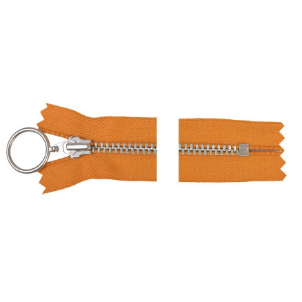 Ykk Lynlås Aluminium Fast   Ring 30cm 4mm Karry