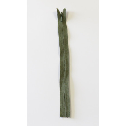 Ykk Usynlig Lynlås Fast Armygrøn 4mm 35cm