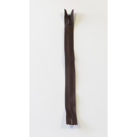 Ykk Usynlig Lynlås Fast Brun 4mm 55cm