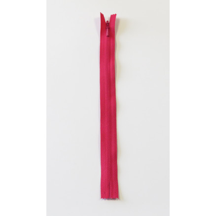 Ykk Usynlig Lynlås Fast Pink 4mm 23cm